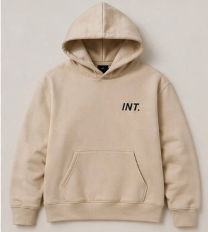 INT. Essential Hoodie – Sand Beige