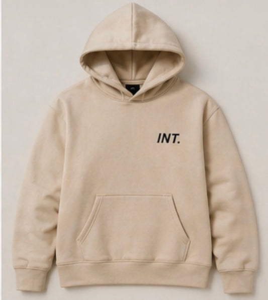 INT. Essential Hoodie – Sand Beige